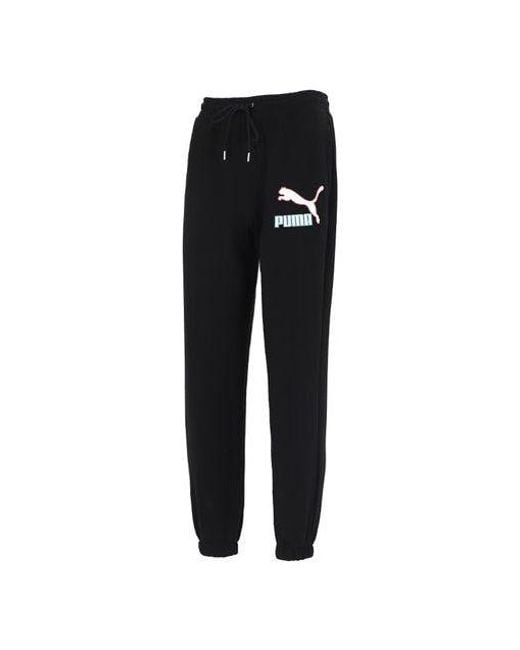 PUMA Black Fandom Sweatpants for men