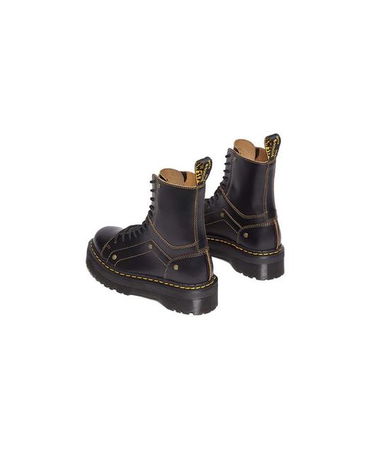 Dr. Martens Black (Wmns) Jadon Decon Smooth Platform Leather Boot