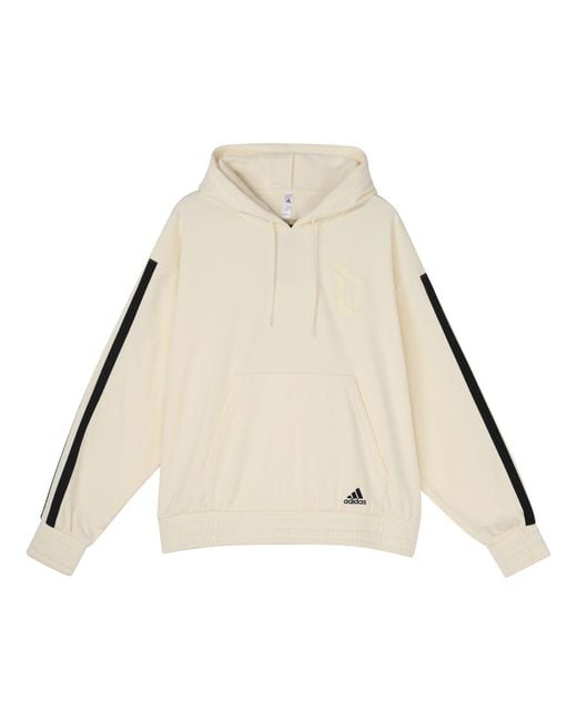 Adidas Natural Basketball Sports Pullover Creamy for men