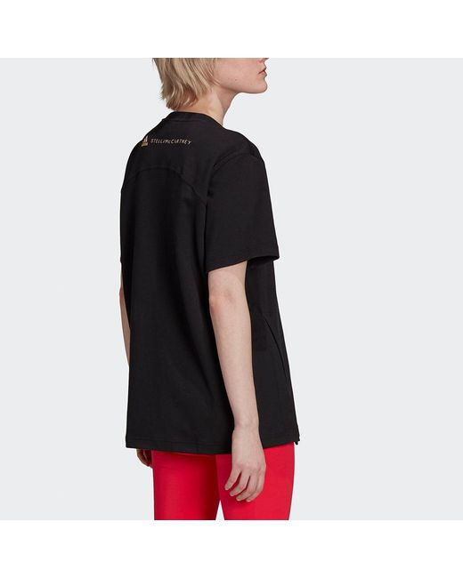 Adidas Black (Wmns) Asmc C Tee Small Logo Sports Round Neck Short Sleeve