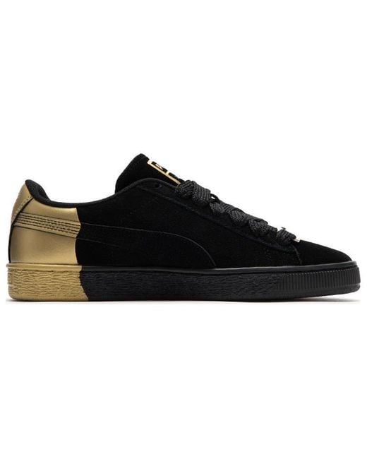 PUMA Black Suede Dance Crew Metallic' for men