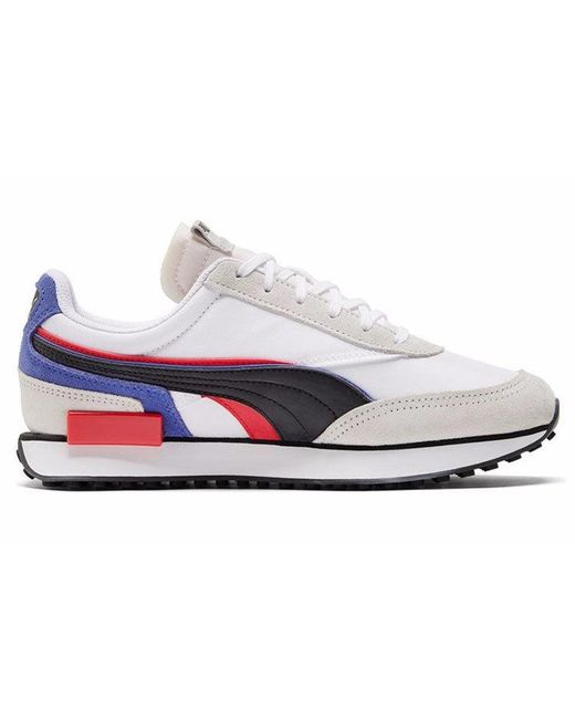 PUMA White Future Rider 'Double for men