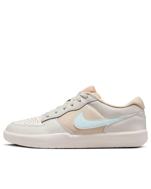 Nike White Sb Force 58 Premium 'Light Bone Glacier' for men