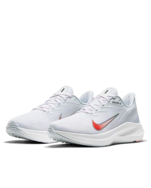 Nike White (Wmns) Air Zoom Winflo 7 For