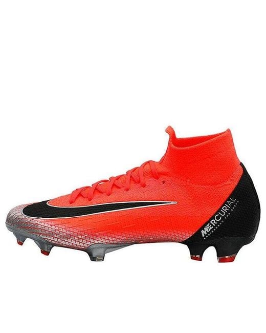 Nike Red Mercurial Superfly 6 Elite Cr7 Fg 'Flash Crimson' for men