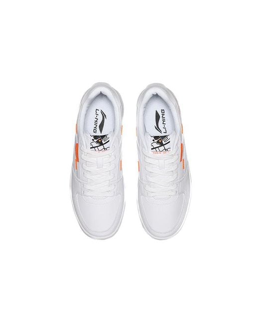 Li-ning White No.258 Classic Leisure Low for men