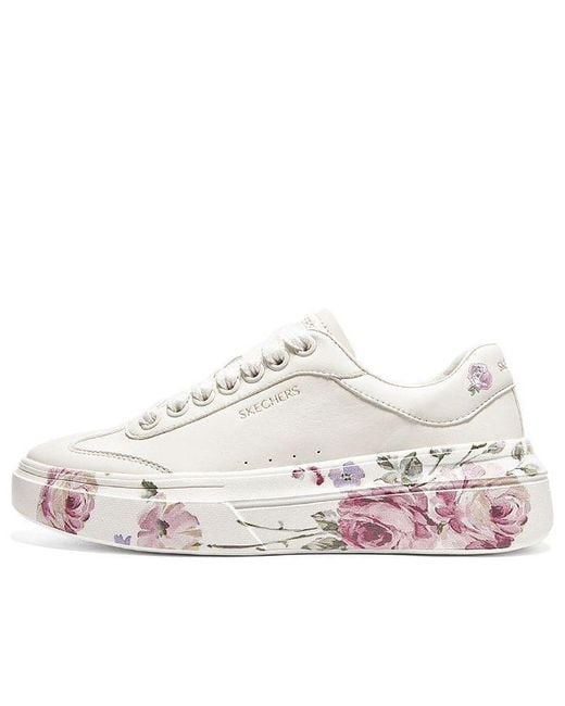 Skechers White (Wmns) Cordova Classic Painted Florals 'Natural'