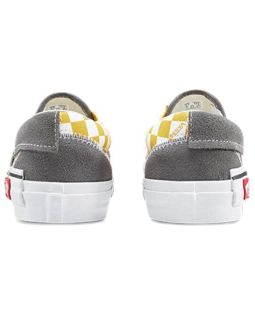 Vans White Slip-On Cap 'Checkerboard for men