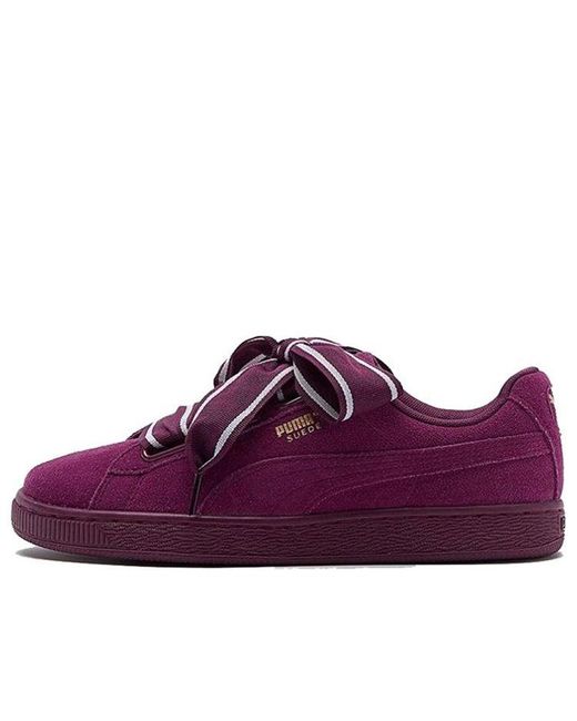 PUMA Purple (Wmns) Suede Heart Satin 2 'Dark'