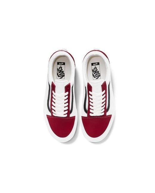 Vans White Old Skool Vlt Lx 'Chili Pepper Marshmallow' for men
