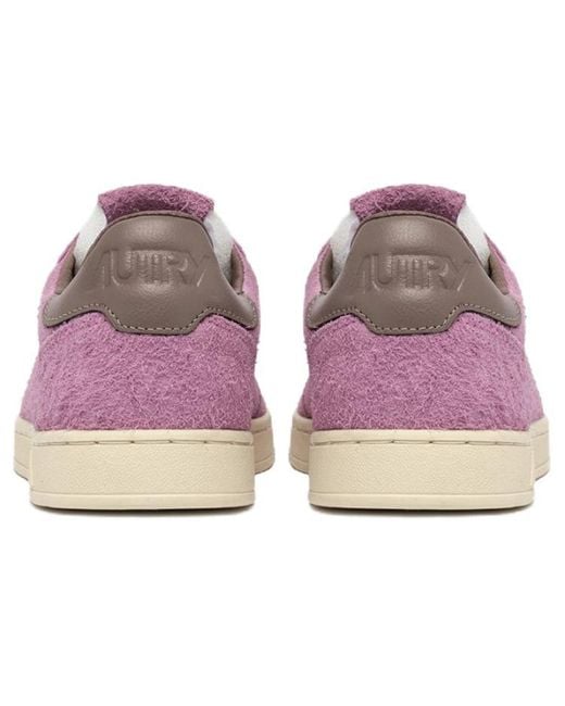 Autry Purple (Wmns) New Flat Low Suede 'Fuchsia And Slate'