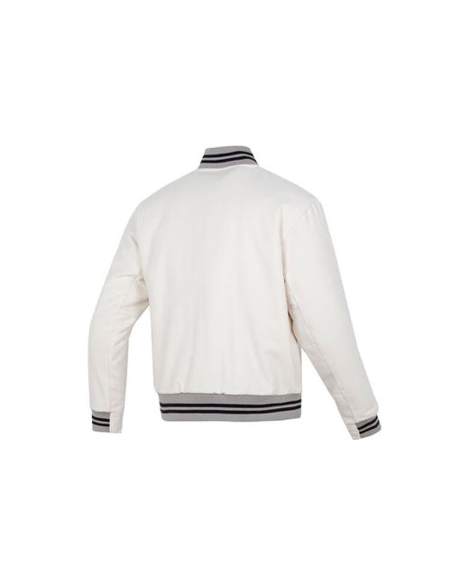 Nike White Varsity Jacket for men