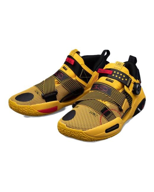 Li-ning Yellow Way Of Wade 9 V2 Boa 'Bruce Lee' for men