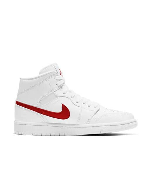 Nike White (Wmns) 1 Mid University'