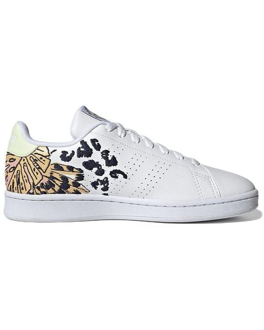 Adidas White (Wmns) X Farm Rio Advantage Court Almost Lime'