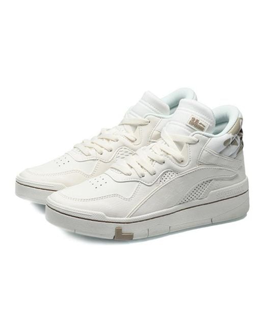 Li-ning White (Wmns) Superwave Canvas Hi