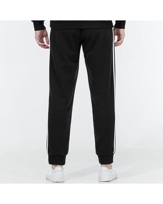 Adidas Black 3S Ft Tc Pt Small Knit Sports Pants/Trousers/Joggers for men
