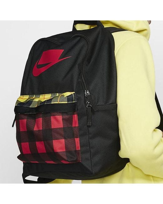 Nike Black Heritage 2.0 Backpack University'