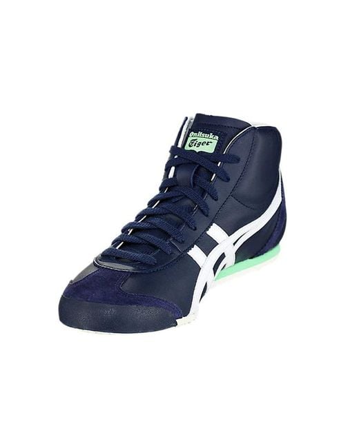 Onitsuka Tiger Blue Mexico Mid Runner for men