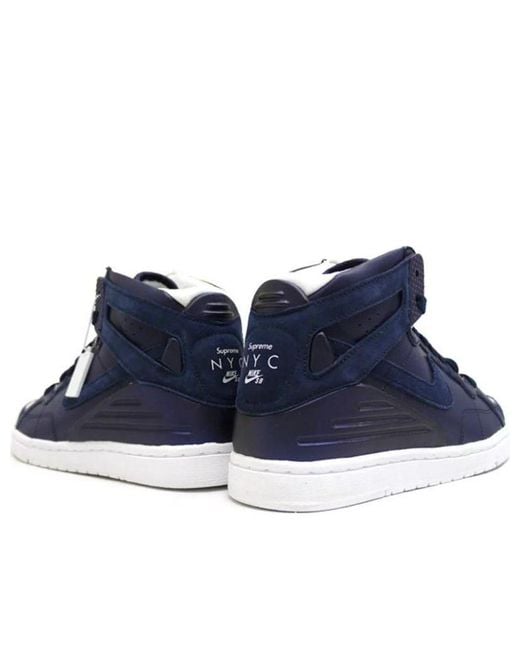 Nike Blue Zoom Air 94 Hi Supreme 'Supreme' for men