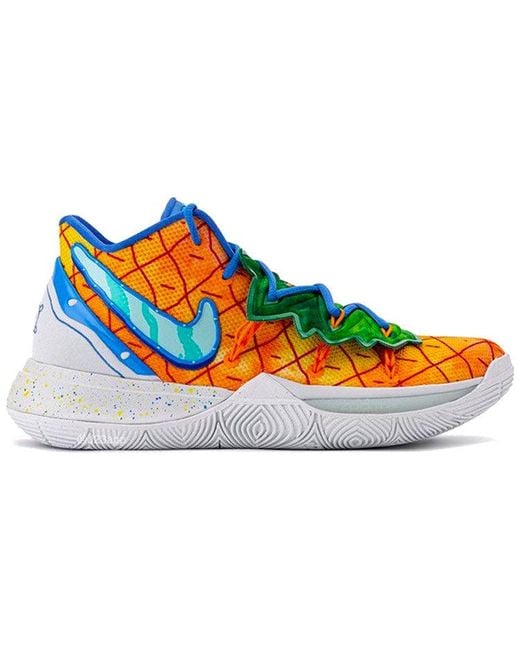 Nike Blue Spongebob Squarepants X Kyrie 5 'Pineapple House' for men