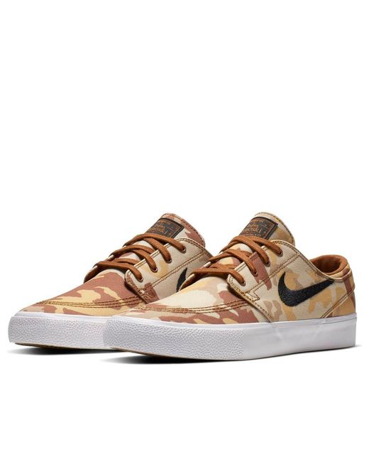Nike Brown Zoom Janoski Canvas Premium Sb 'Light Camo' for men