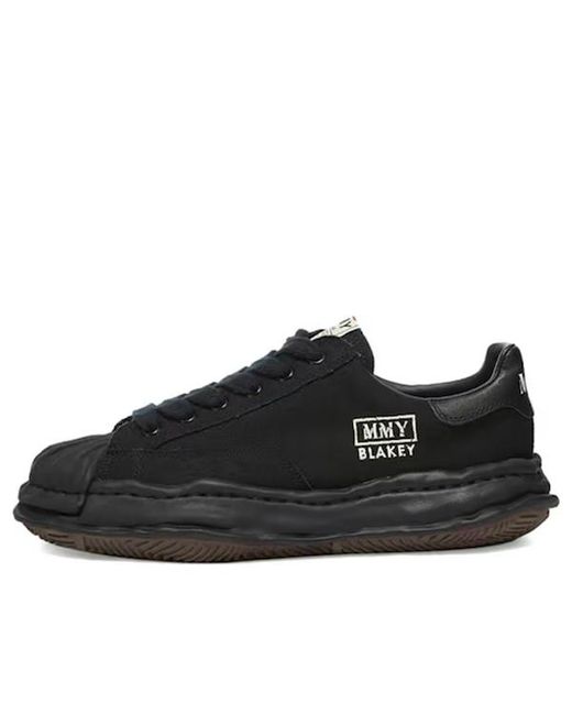Maison Mihara Yasuhiro Black Blakey Og Sole Canvas Low-Top Sneaker for men