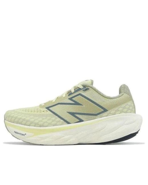New Balance White Fresh Foam X 1080V14 'Pale Moss New Spruce Linen' for men