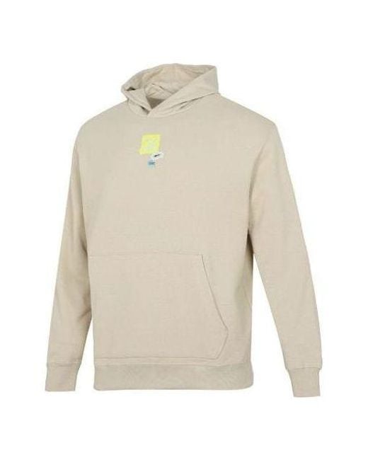 PUMA White Oversize Trend Graphic Logo Hoodie for men