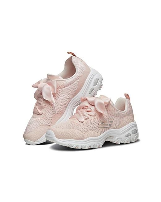 Skechers Pink (Wmns) D'Lites 1.0 Sports Shoes