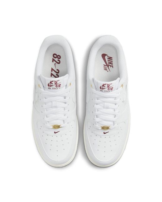 Nike White (Wmns) Air Force 1 '07 Premium 'History Of Logos'