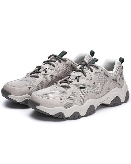 Fila Gray Fluid Iv Sneakers for men