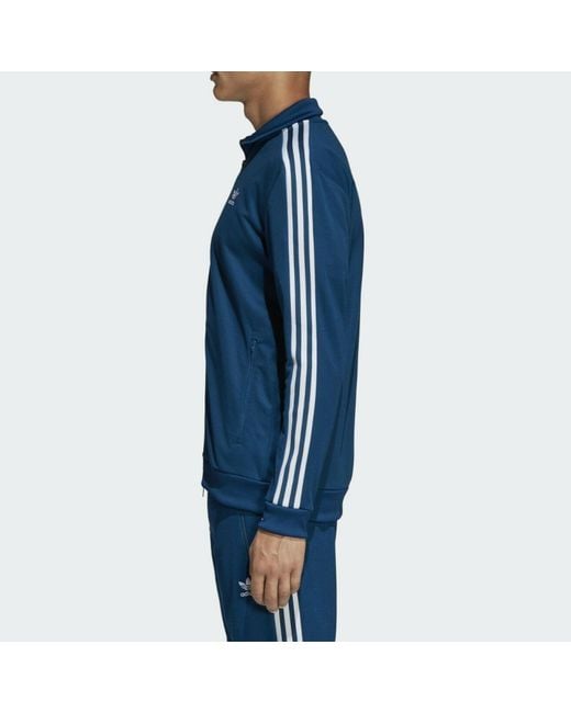 Adidas Blue Originals Firebird Track Jacket Zipper Tournament Sports Stand Collar for men