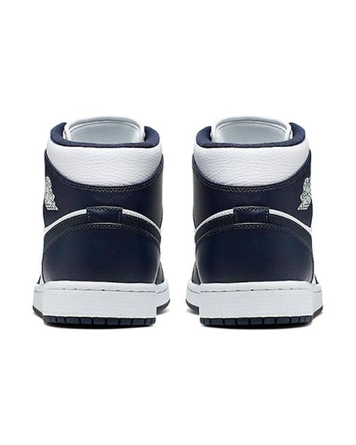 Nike Blue 1 Mid 'Obsidian' for men