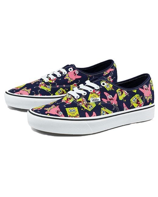 Vans Blue Spongebob Squarepants X Comfycush Authentic 'Alohabob' for men
