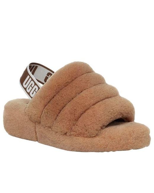 Ugg Brown (Wmns) Fluff Yeah Slides 'Chestnut'
