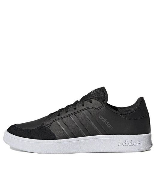 Adidas Black Breaknet Court Lifestyle Shoes 'Core' for men