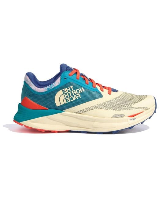 The North Face Blue (Wmns) Vectiv Enduris 3 Running Shoes 'Tropical Peach Enchanted Trails Print With Pear Sorbet'