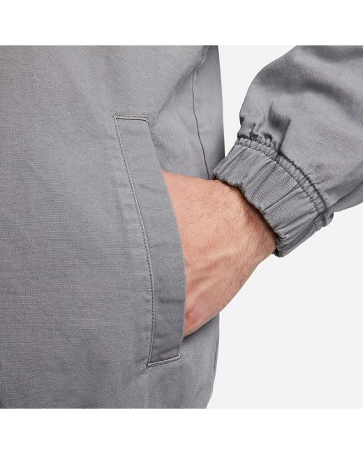 Nike Gray Windrunner Canvas Jacket 'Smoke' for men
