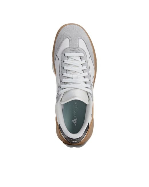 Adidas White (Wmns) Court Boost By Stella Mccartney 'Cloud Charcoal Core'