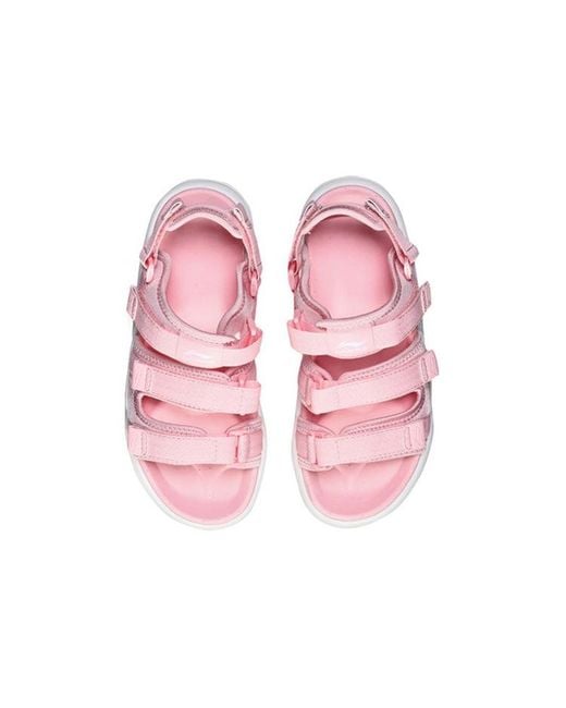 Li-ning Pink (Wmns) Strappy Sandals