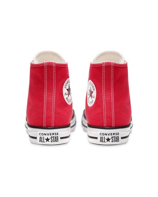Converse Red Chuck Taylor All Star Hi 'Carmine' for men