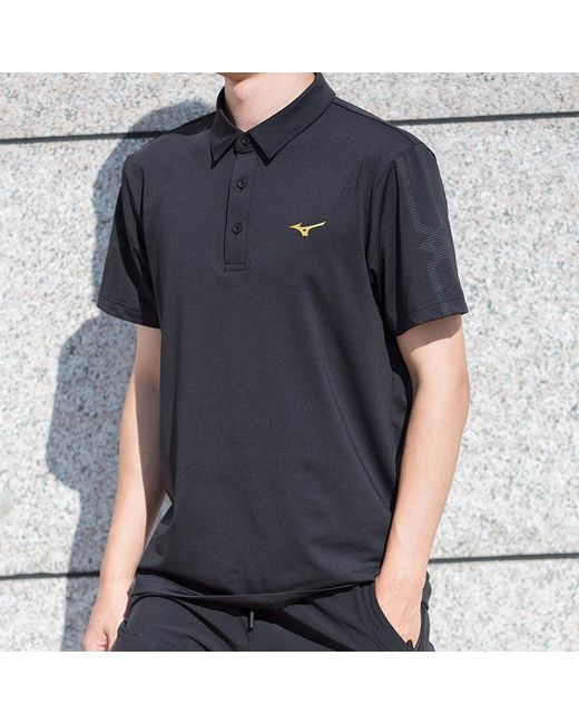 Mizuno Blue Quick Dry Polo Shirt for men