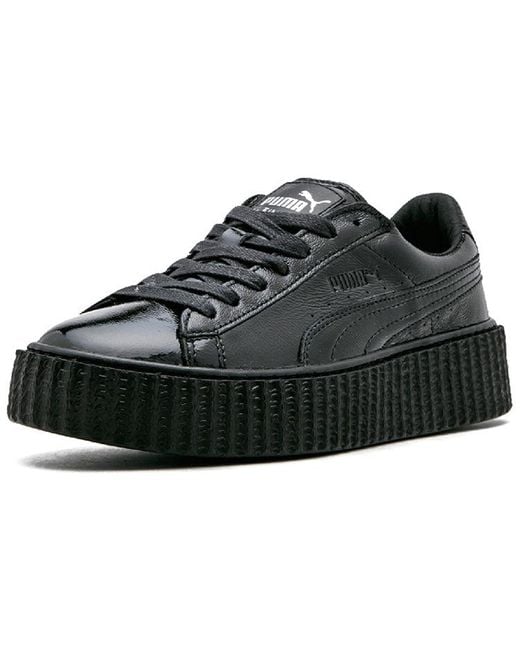 PUMA Black (Wmns) Fenty X Creeper 'Cracked Leather'