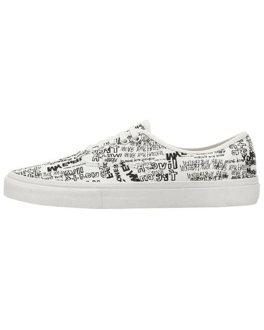 Vans White Comme Des Garcons X Og Authentic Lx 'Graffiti' for men