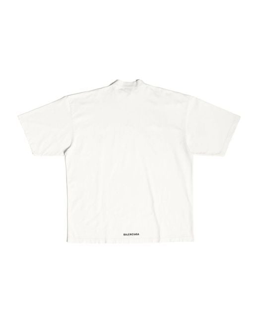 Balenciaga White Je T'Aime T-Shirt Large Fit