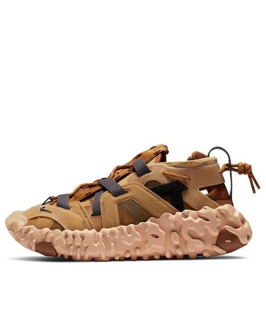 Nike Brown Ispa Overreact Sandal 'Club' for men