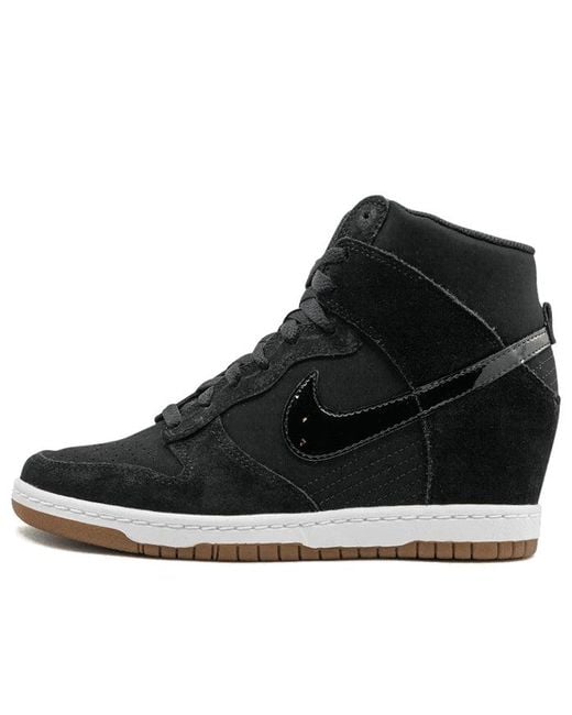 Nike Black (Wmns) Dunk Sky Hi Essential Gum'