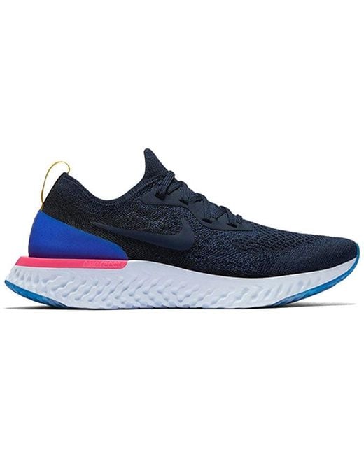 Nike Blue Epic React Flyknit 'college Navy'