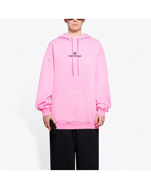 Balenciaga Pink (Wmns) Sponsor Hoodie